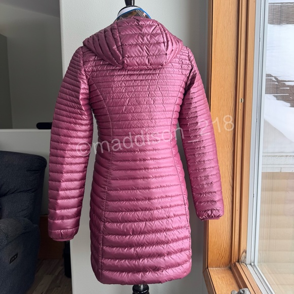 Patagonia Lightweight Fiona Parka Small Oxblood Red 600-fill down Windproof S - Picture 8 of 15